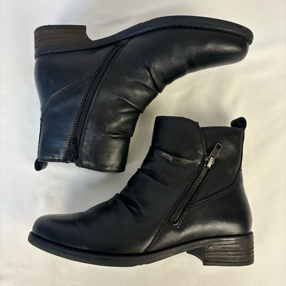Earth Alana Skellig Slouch Ankle Bootie Leather Comfort Boots Black Size 7.5 - Picture 6 of 16